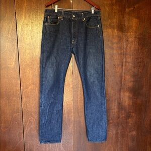 Levi’s 501 dark wash 34x34 men’s jeans